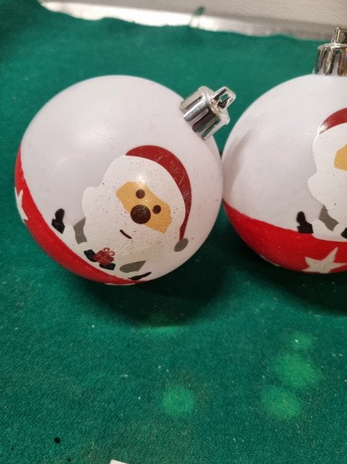 kerstballen met kerstman [a895], Ophalen of Verzenden, 'T Olde Gre-j, Info@toldegrej.nl, Endepoelstraat 20f Didam