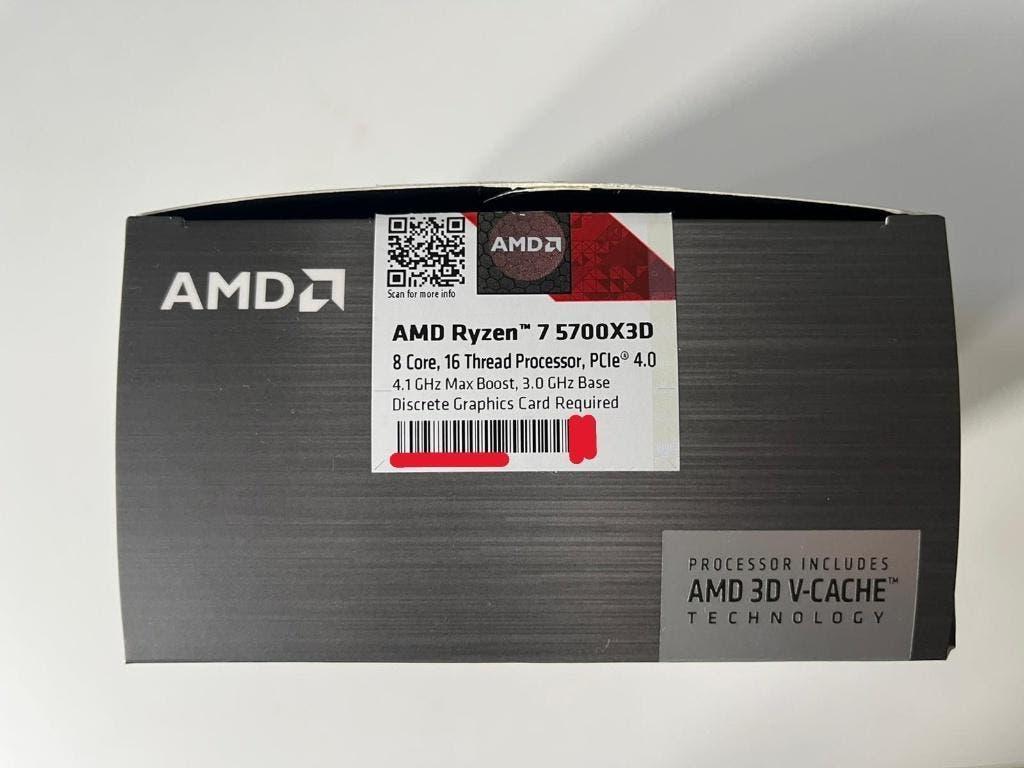 AMD Ryzen 7 5700X3D, Computers en Software, Processors, Zo goed als nieuw, 8-core, 16-core, 3 tot 4 Ghz, Ophalen of Verzenden