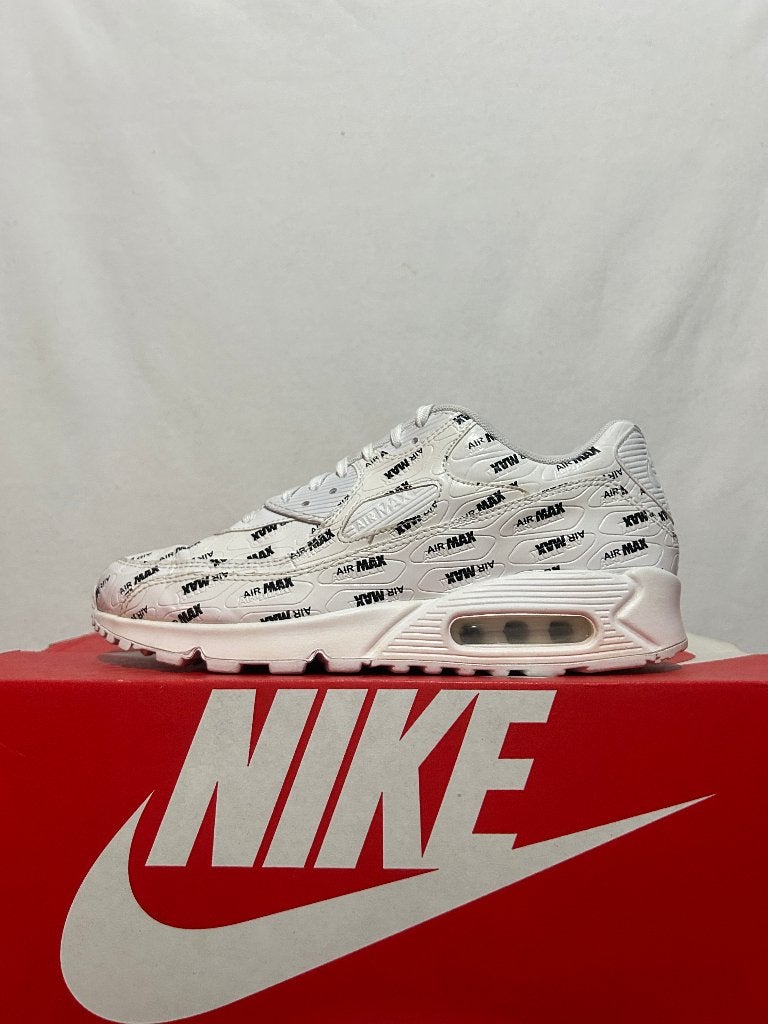 BIJNA NIEUW Maat 42,5 - Nike Air Max 90 All Over White Black