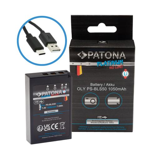 Platinum Battery with USB-C Input Olympus BLS5 E-P3 PEN, Verzenden, Nieuw