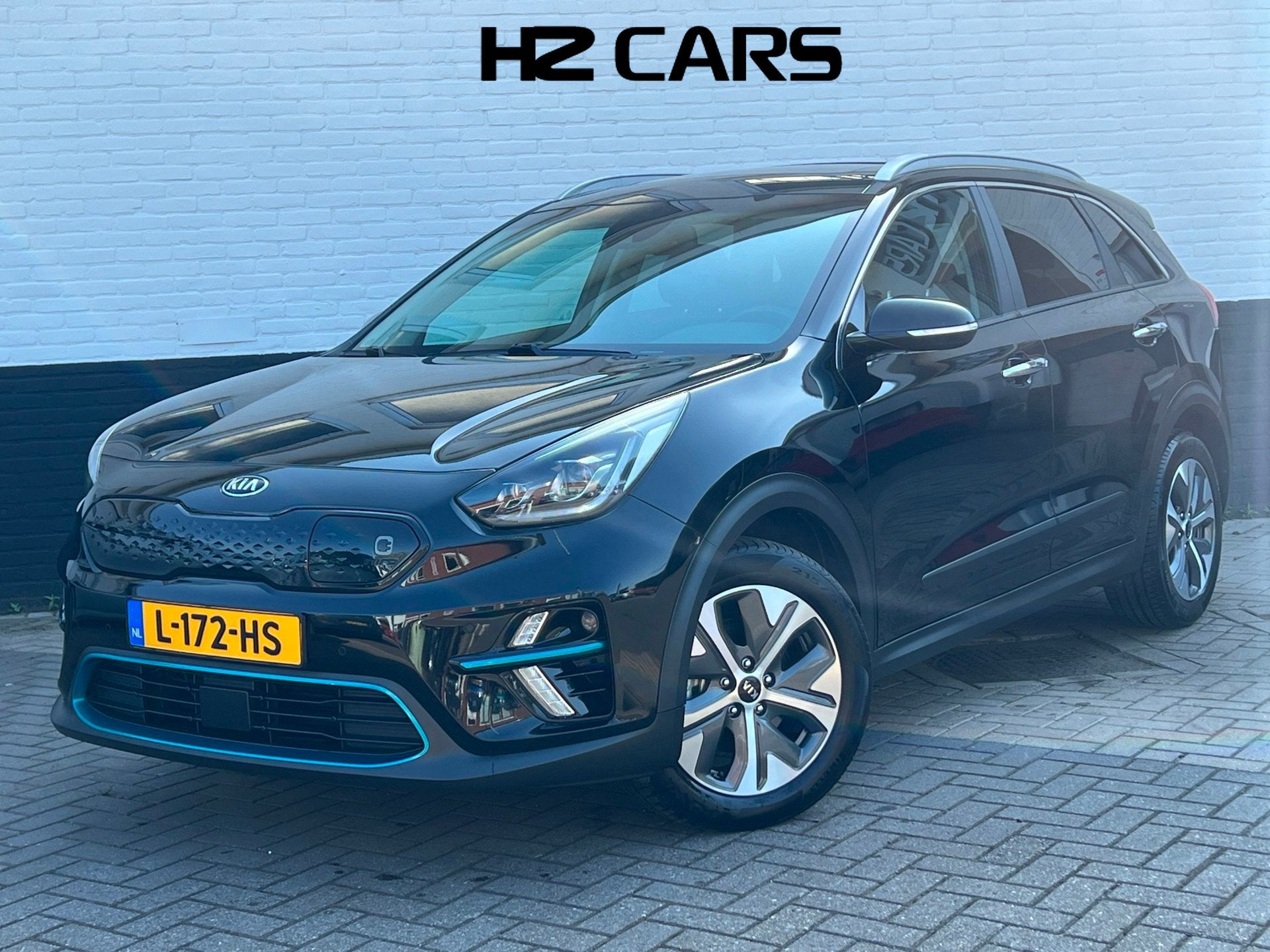 Kia E-Niro DynamicPlusLine 39 kWh|Pano|Leder|Camera|Stoelver, Dealer onderhouden, 136 pk, Gebruikt, Zwart
