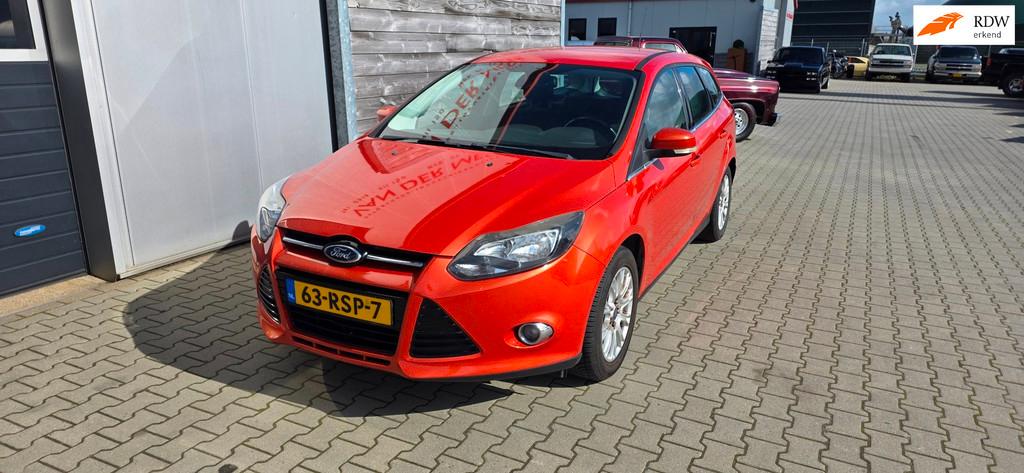 Ford Focus Wagon 1.6 TI-VCT Titanium, Stof, Gebruikt, Zwart, 1207 kg