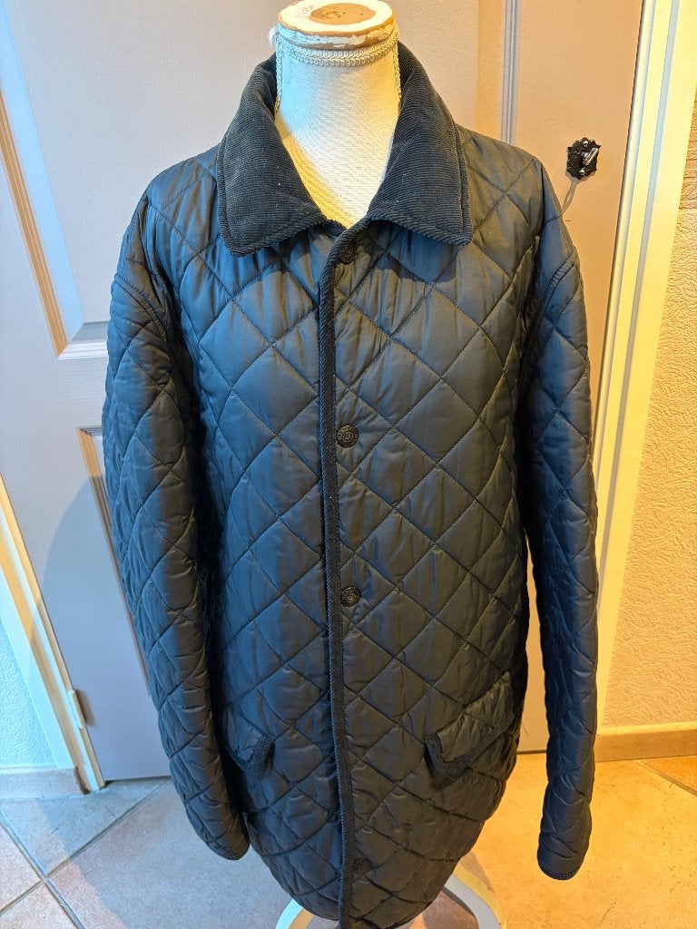 klassieke donkerblauwe gewatteerde jas van Henri Lloyd XL, Kleding | Heren, Blauw, Henri Lloyd, Maat 56/58 (XL), Ophalen of Verzenden
