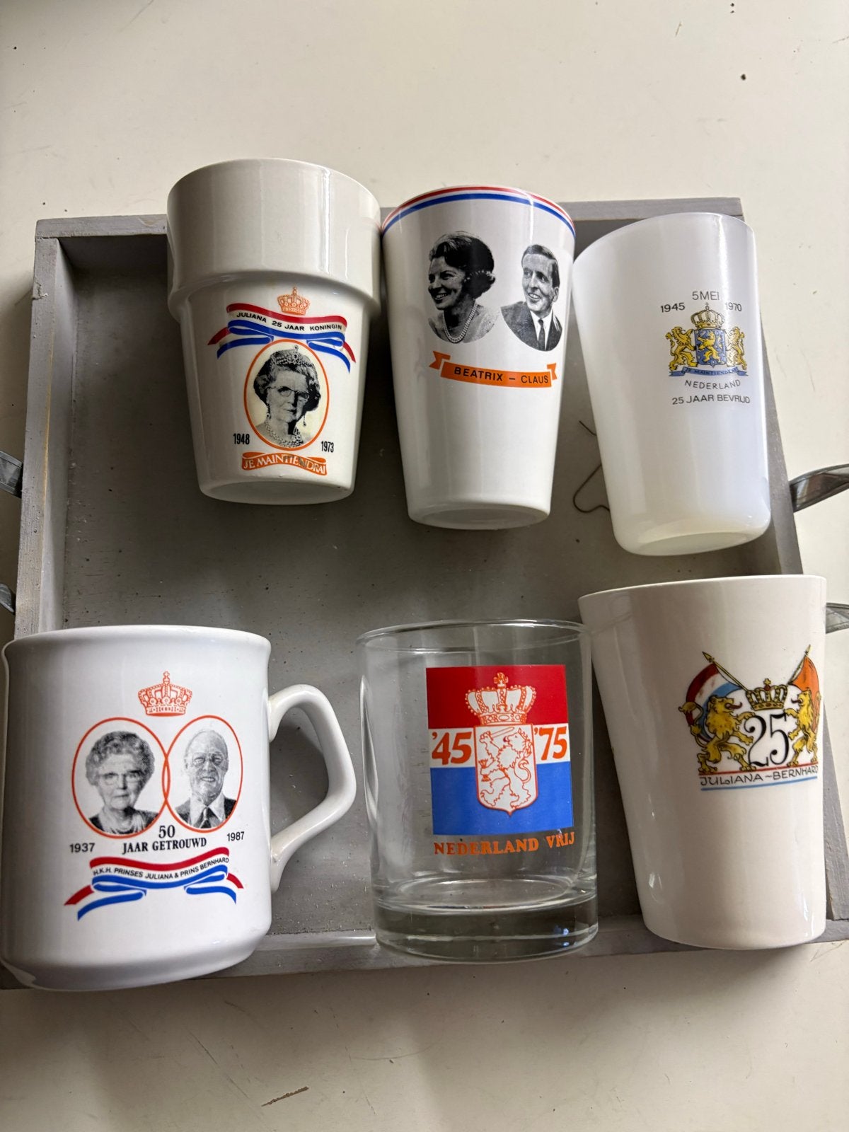 Koninklijke Herinneringen: Vintage Servies Collectie, Verzamelen, Ophalen of Verzenden, Gebruikt, Nederland, Servies