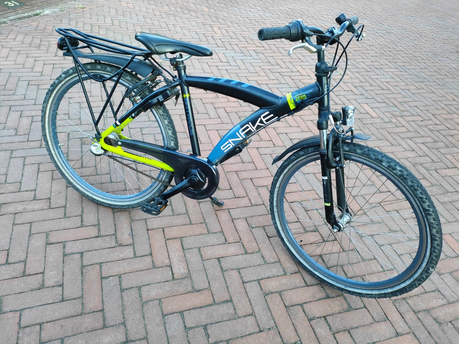 Batavus snake fiets 26 inch met 3 versnelling, Terugtraprem, Handrem, Ophalen, 26 inch of meer