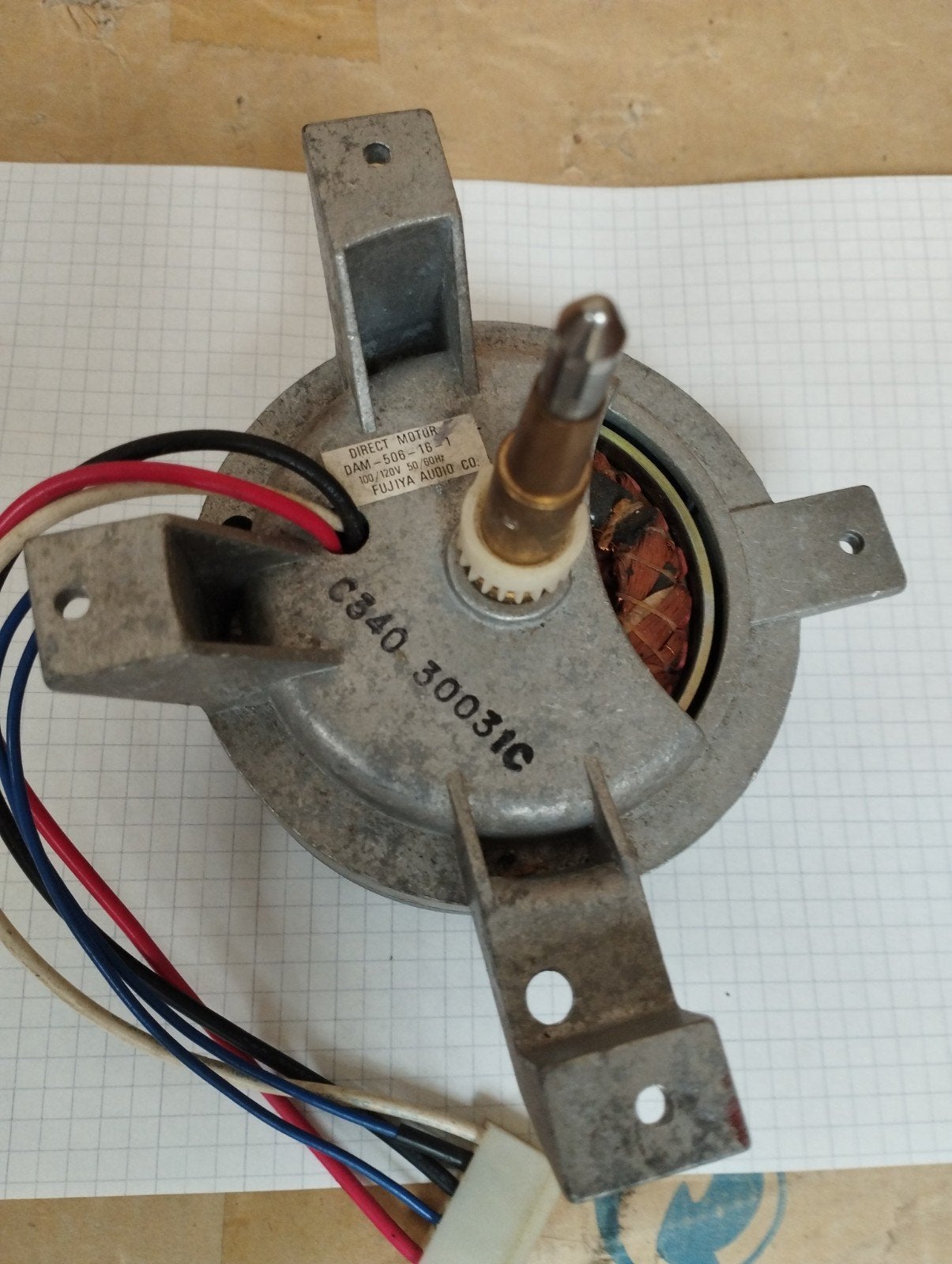 Direct drive motor AM-506 Fujiya audio platenspeler motor, Overige merken, Fujiya, Ophalen of Verzenden, Zo goed als nieuw
