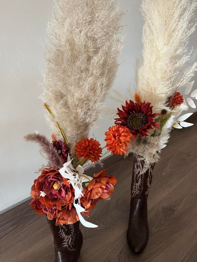 Bruilofts- of feestdecoratie: zijde- en droogbloemen, Ophalen, Nieuw