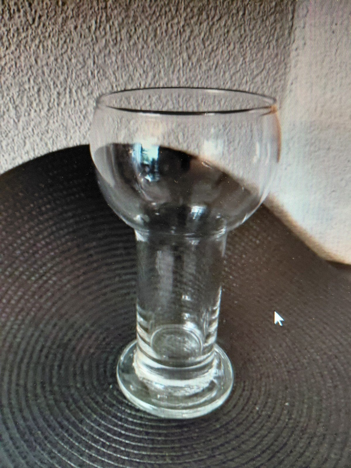 Glazen Hyacint Vaasje - Vintage Stijl, Antiek en Kunst, Ophalen of Verzenden