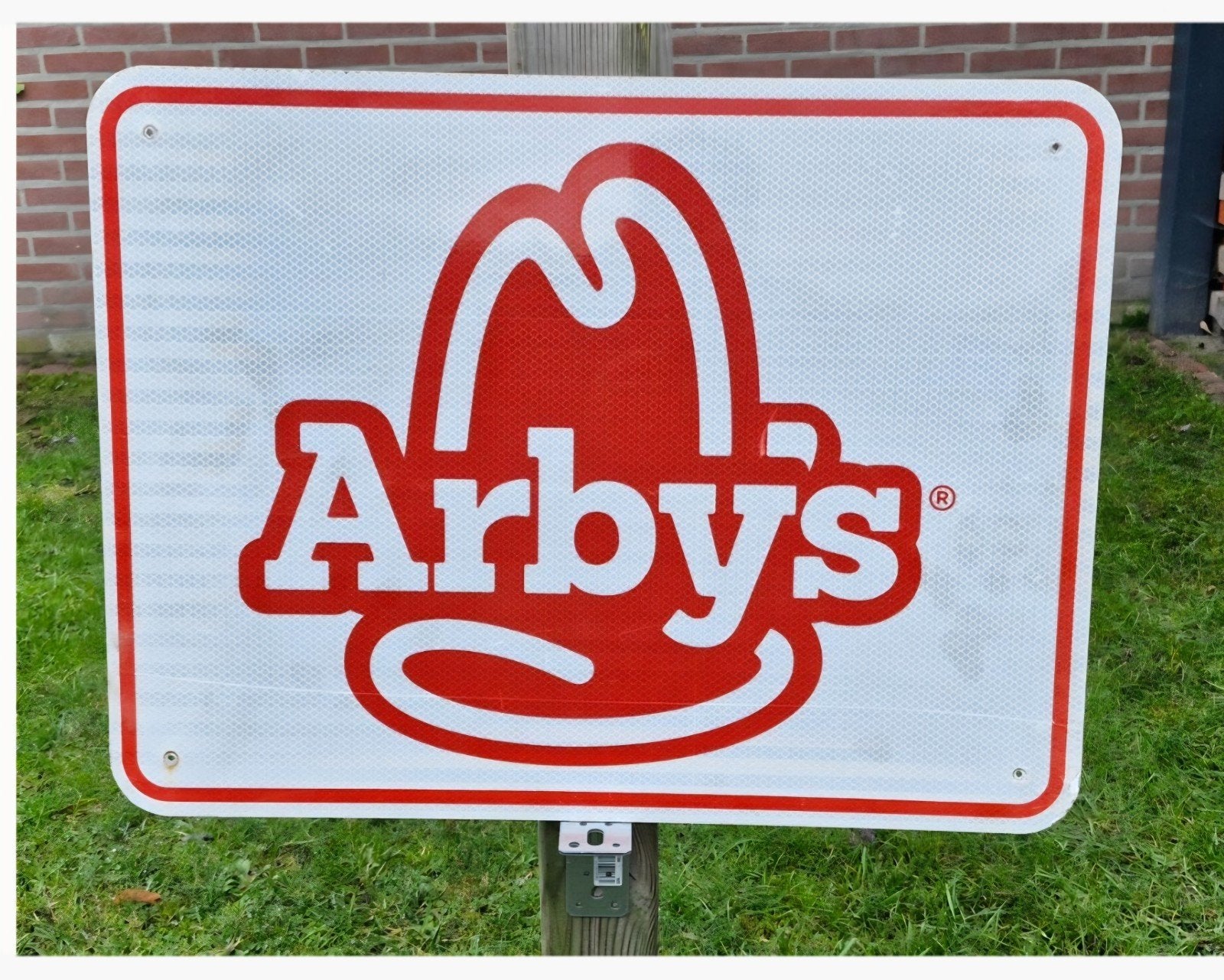 Roadsign USA Arby's Highway Exit Sign 61x46 Road Sign, Ophalen of Verzenden, Reclamebord, Plaat of Schild, Overige merken