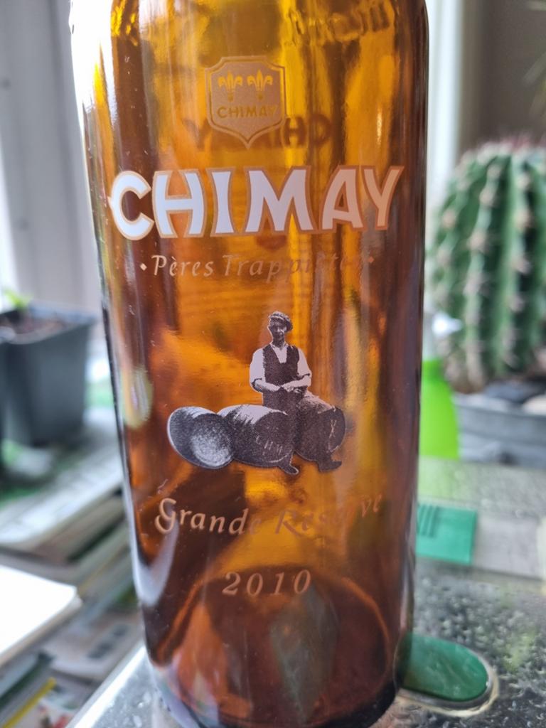 Chimay fles 2010, Ophalen, Zo goed als nieuw, Flesje(s), Overige merken