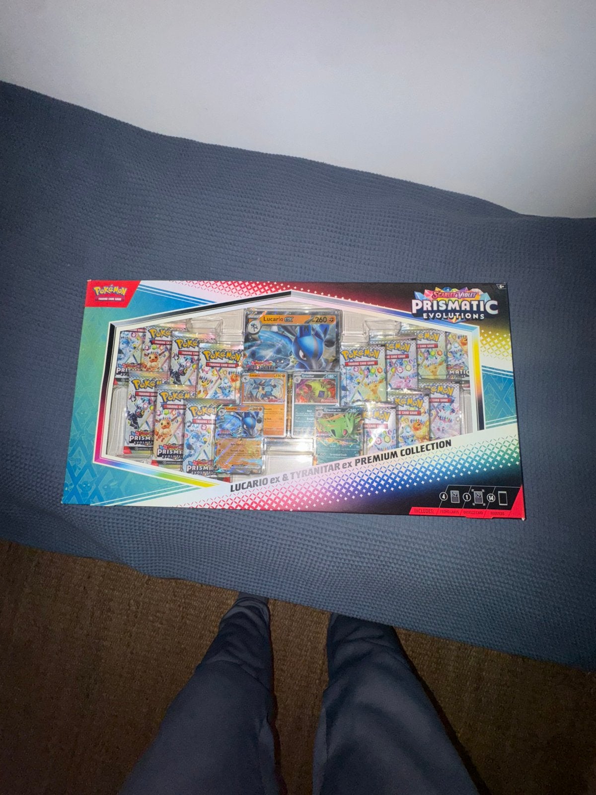Prismatic Ex lucario & Tyranitar, Hobby en Vrije tijd, Verzamelkaartspellen | Yu-gi-Oh!, Ophalen of Verzenden, Zo goed als nieuw