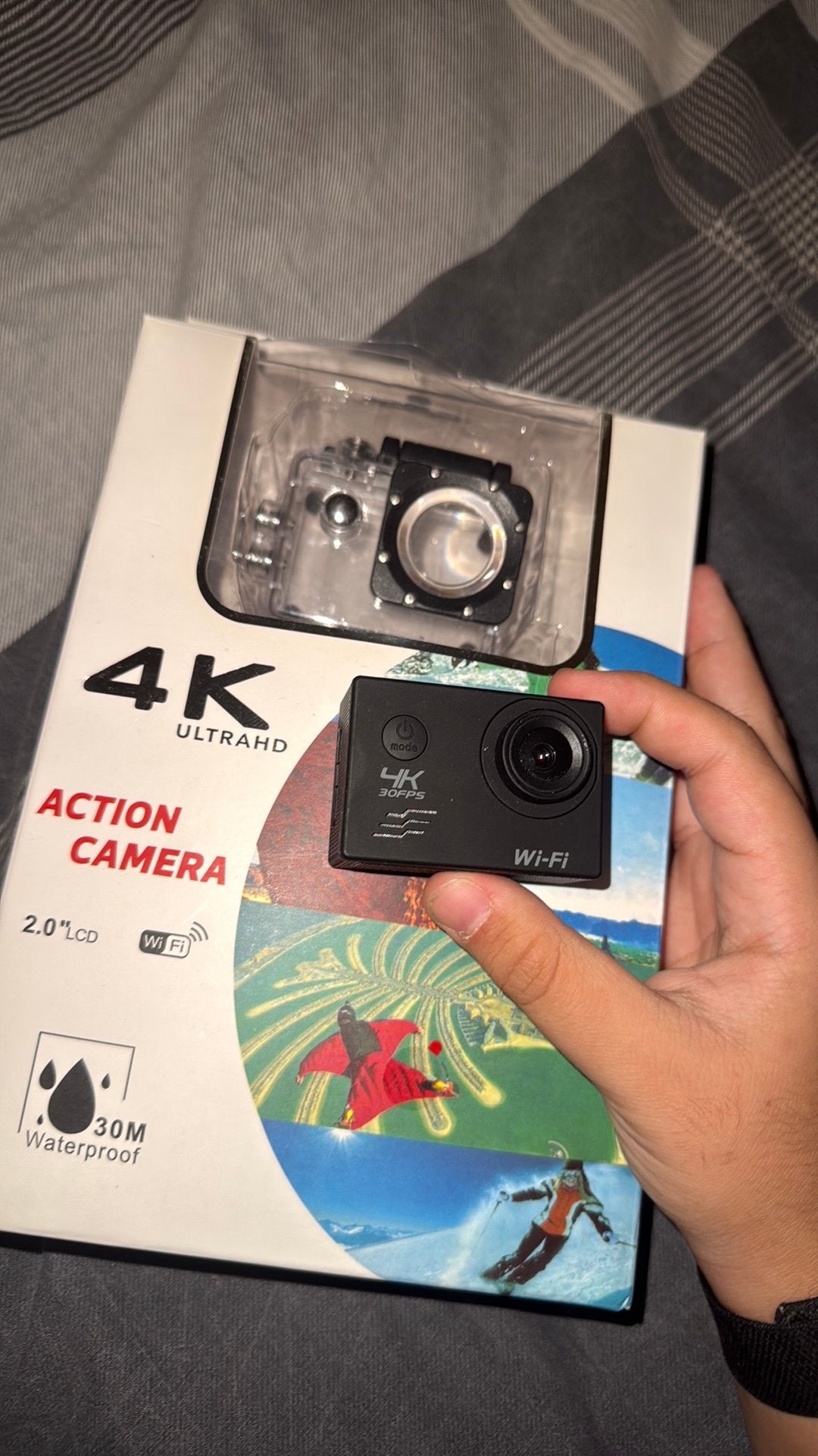 4K Ultra HD Wi-Fi Action Camera - Nieuw in doos, Ophalen of Verzenden, Nieuw, Overige merken