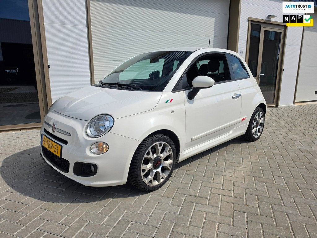 Fiat 500 0.9 TwinAir 500S, Auto's, Fiat, Euro 5, 86 pk, Gebruikt, Leder en Stof