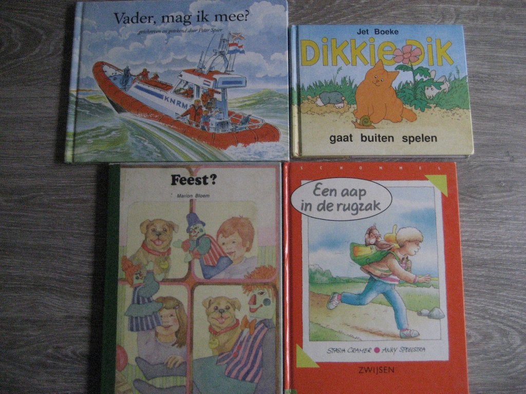 Dikkie Dik Vader mag ik mee Een aap in de rugzak Feest, Boeken, Ophalen of Verzenden, Zo goed als nieuw, Diverse auteurs