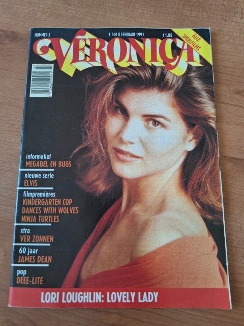 Veronica 1991 Lori Loughlin Elvis TMNT James Dean Deee-Lite, Verzenden, 1980 tot heden, Nederland, Tijdschrift