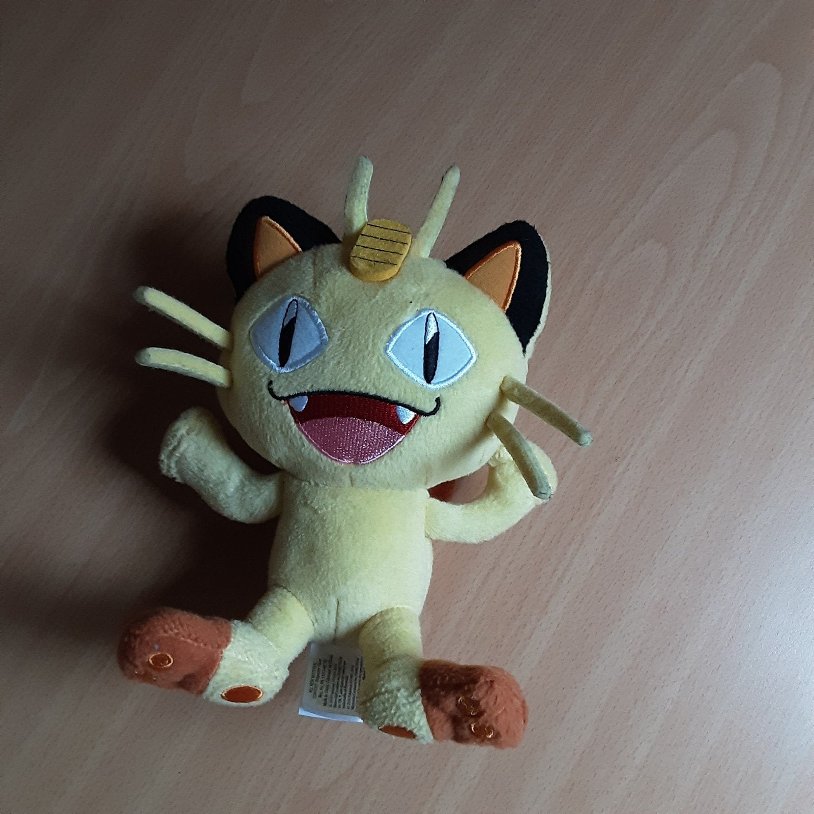 Pokémon Meowth Knuffel - Tomy, Ophalen, Kat, Meerkleurig, Klein (minder dan 20 cm)
