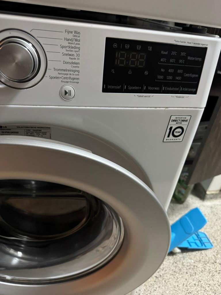 Wasmachine LG, Minder dan 1200 toeren, 8 tot 10 kg, Ophalen of Verzenden, Zo goed als nieuw