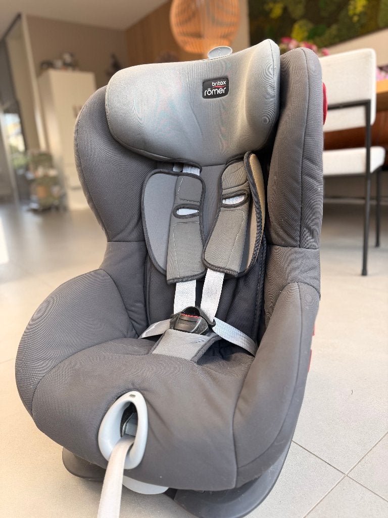 Britax Römer King II autostoel, zwart/grijs, Ophalen, Romer, 9 t/m 18 kg, Afneembare rugleuning