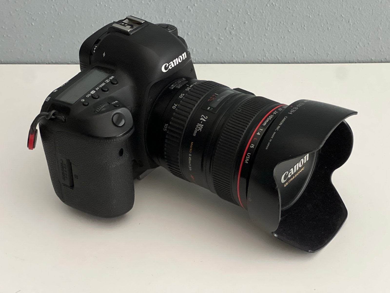 Canon EOS 5D Mark IV met EF 24-105mm f/4L IS II USM lens, Spiegelreflex, Canon, Ophalen of Verzenden, Zo goed als nieuw