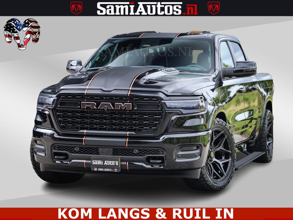 Dodge Ram LIMITED SPORT H.O 540HP 706Nm | Massage + Full Opt, Auto's, Bestelauto's, Automaat, Met garantie (alle), Zwart, Leder