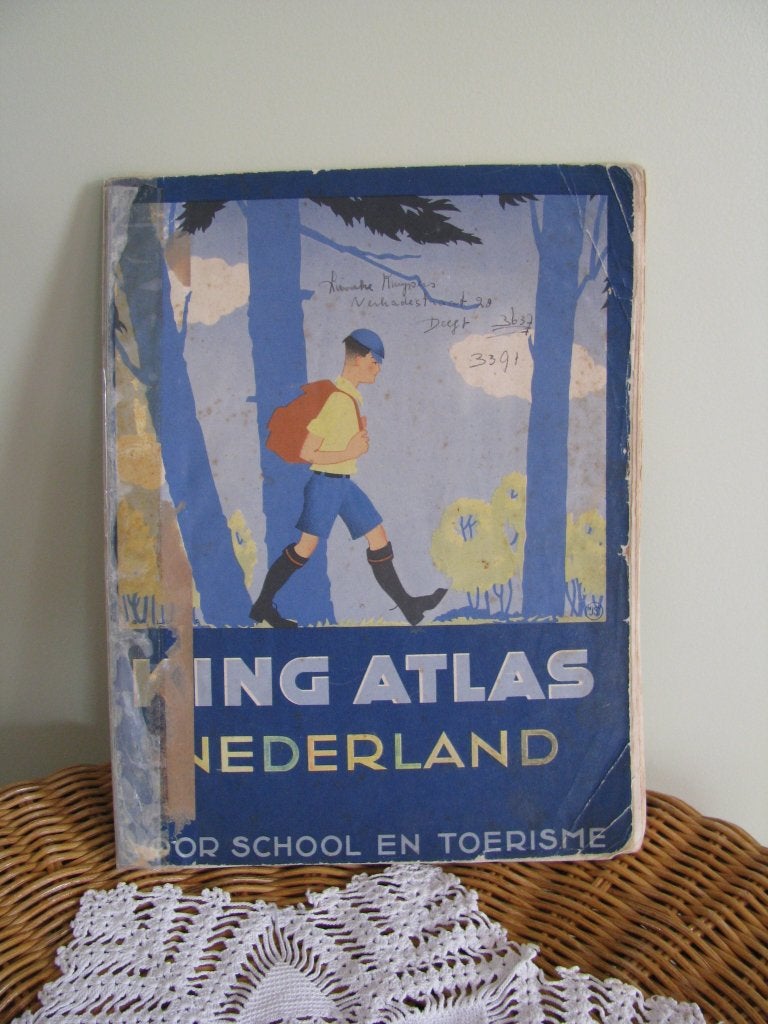 KING atlas * juni 1936 * zie foto's *, Boeken, Atlassen en Landkaarten, Gelezen, Overige atlassen, Ophalen of Verzenden, 1800 tot 2000