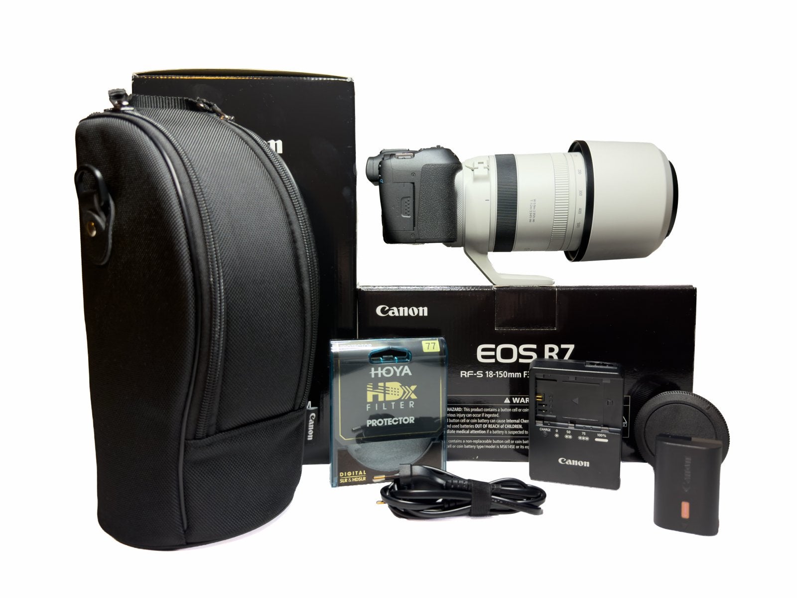 Canon R7 + RF 100-500mm F4.5-7.1 L IS USM  | als nieuw, Audio, Tv en Foto, Ophalen, Canon, Beeldstabilisatie, 32 megapixels