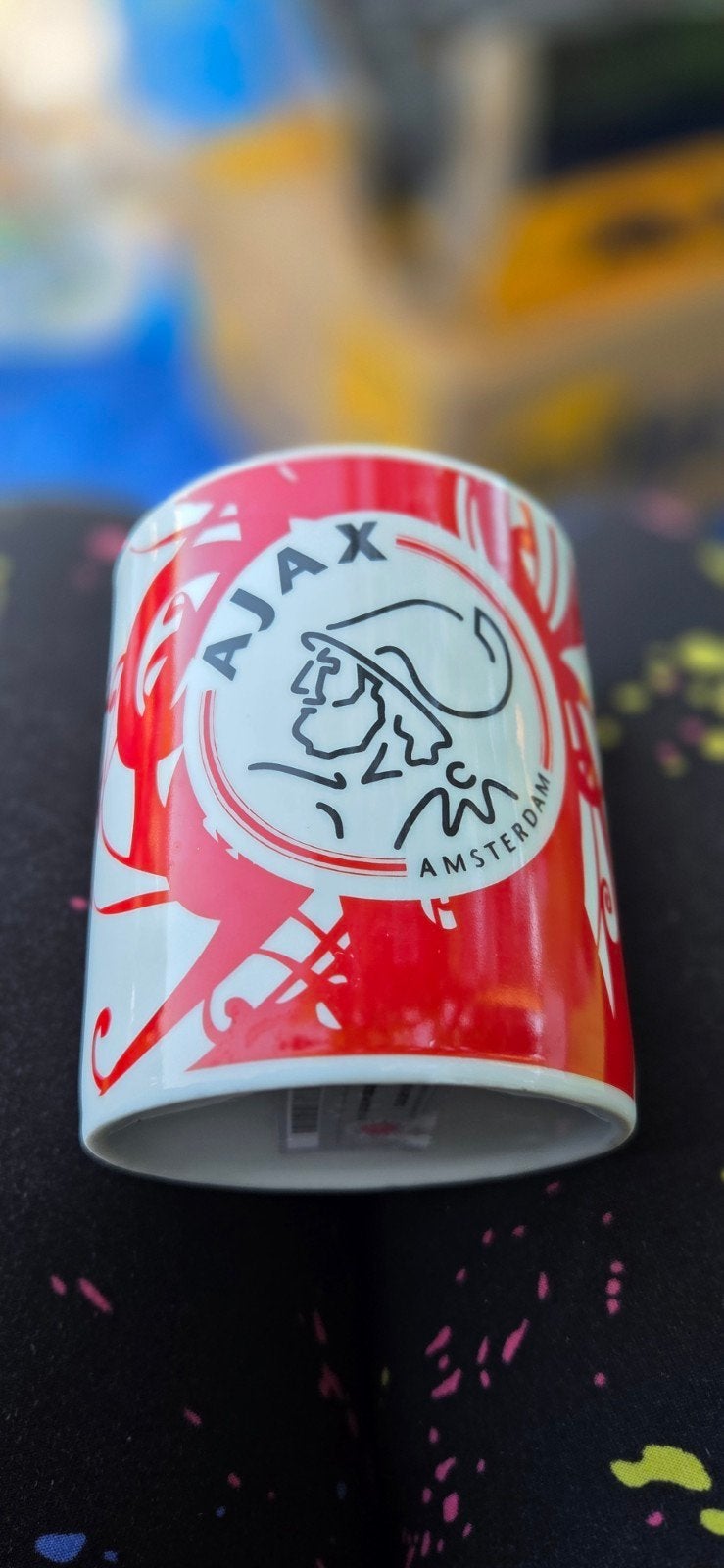Ajax Beker - Mok W Artistic - Officieel Ajax Product, Overige typen, Ophalen of Verzenden, Zo goed als nieuw, Steen/keramiek