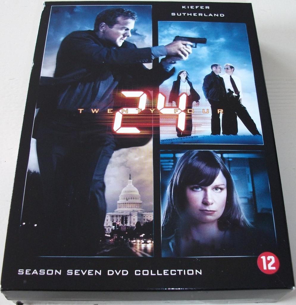 Dvd *** 24 *** 6-Disc Boxset Seizoen 7, Cd's en Dvd's, Boxset, Ophalen of Verzenden, Zo goed als nieuw, Vanaf 12 jaar