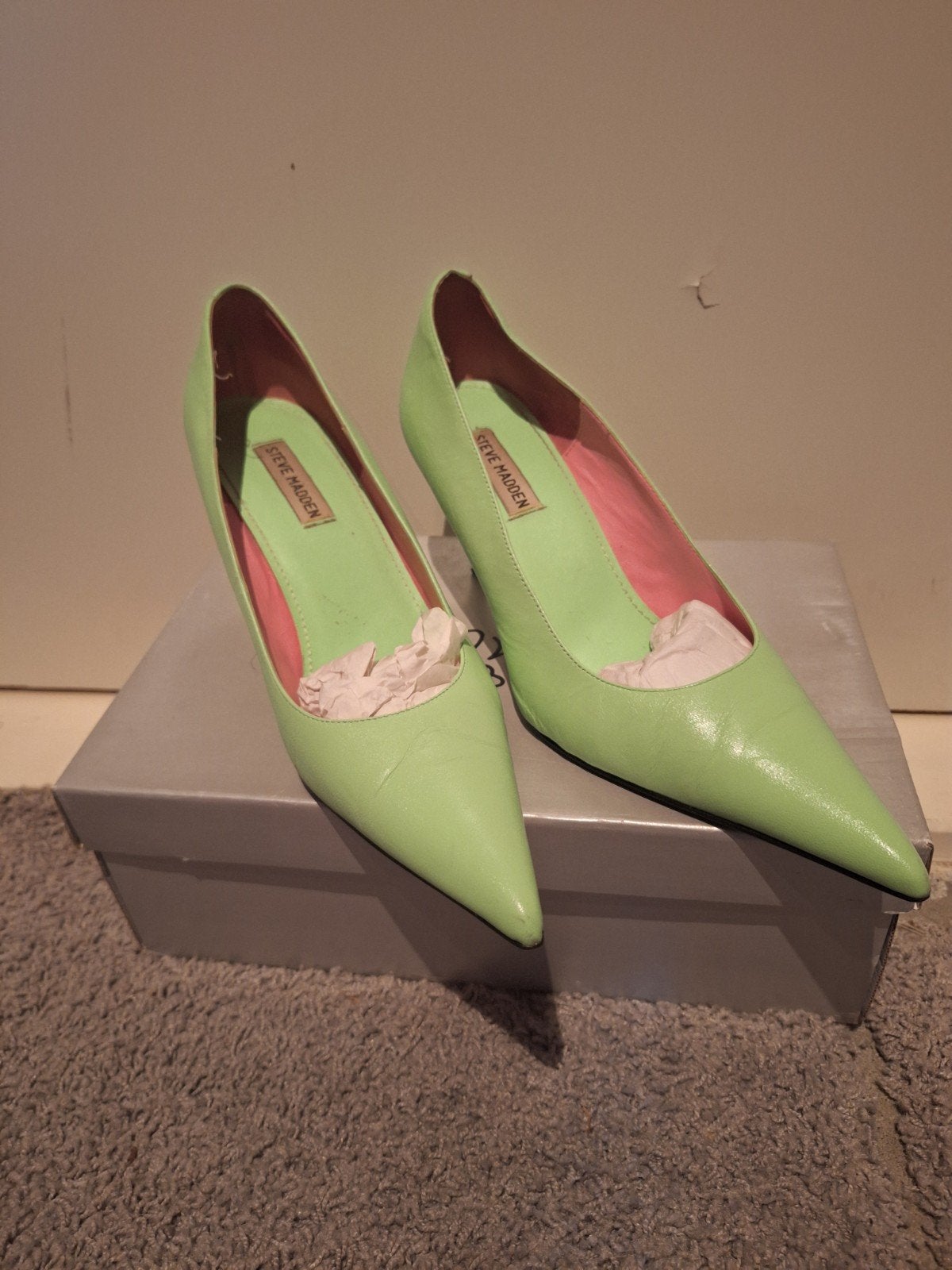 Steve Madden Pumps - Lichtgroen - Maat 40, Ophalen of Verzenden
