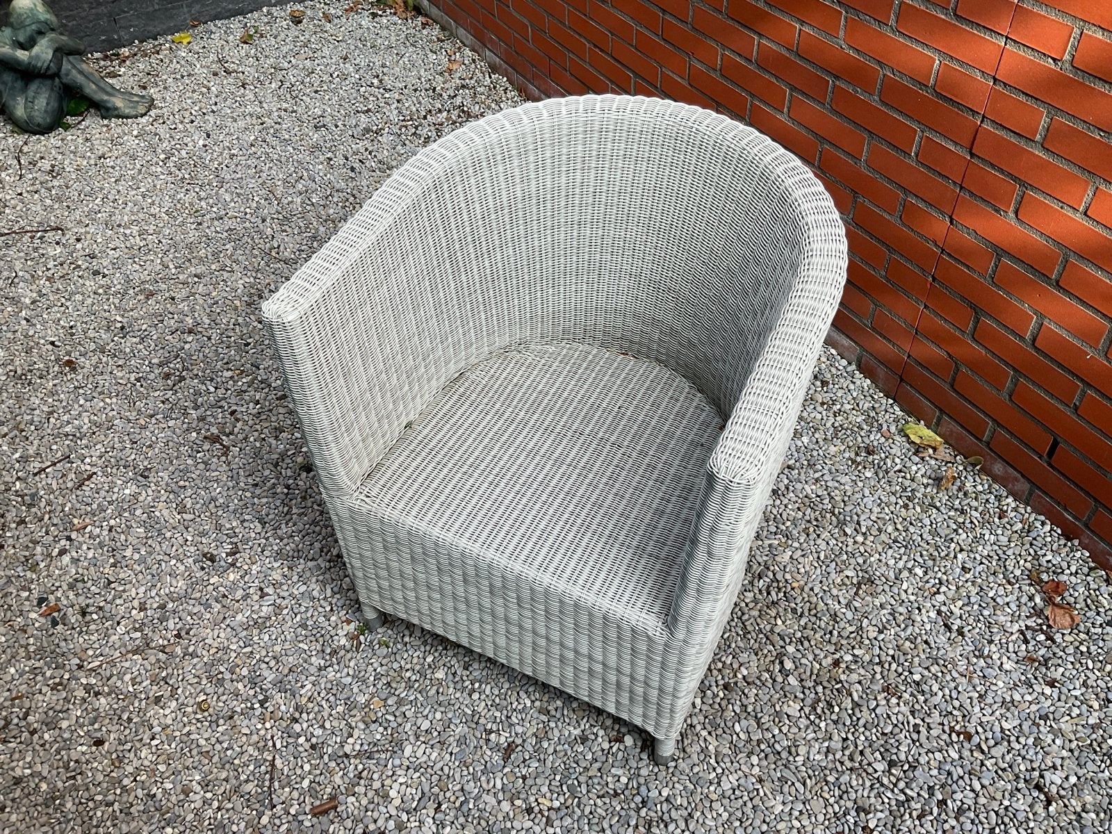 Leuke rieten stoel inclusief kussen, Ophalen, Gebruikt, Overige kleuren, Riet of Rotan