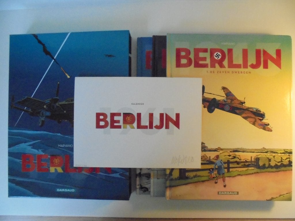BERLIJN Trilogie BOX - Incl. Ex Libris: Kalender - MARVANO, Marvano, Ophalen of Verzenden, Zo goed als nieuw, Meerdere stripboeken