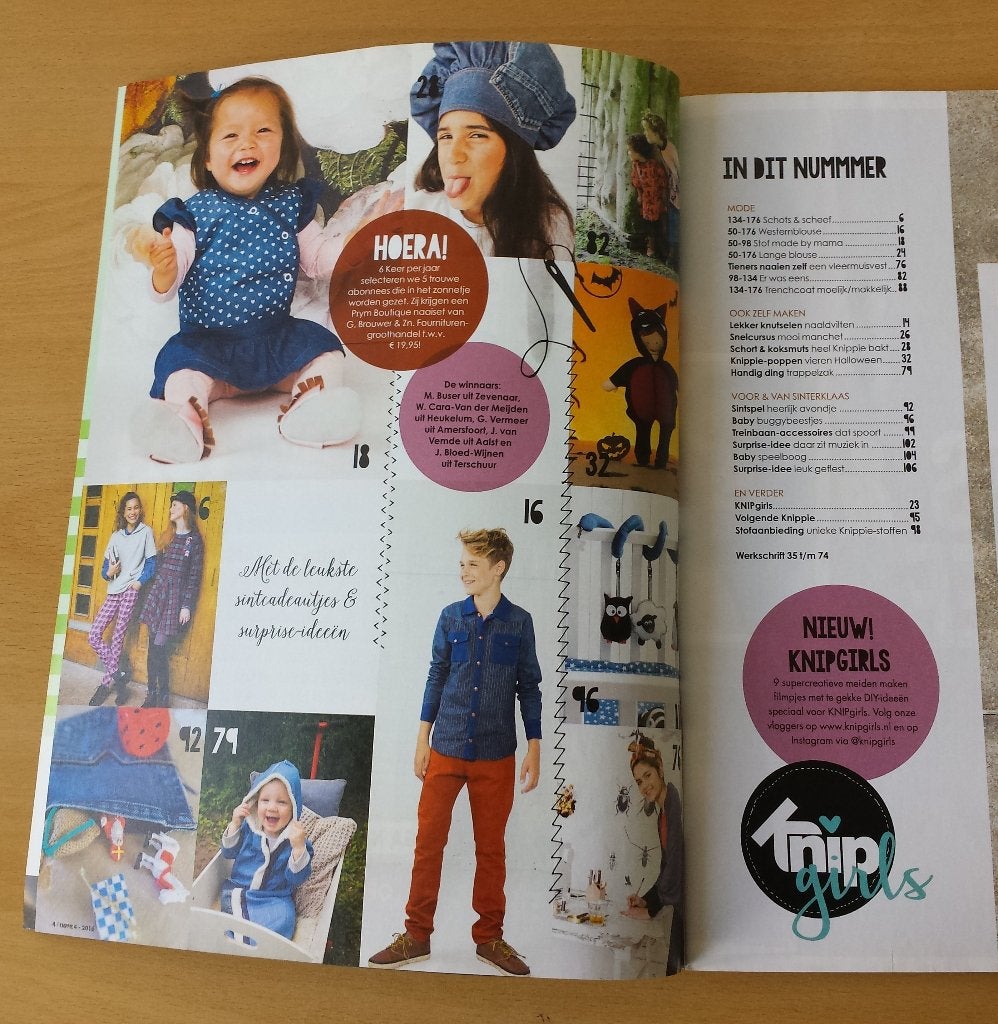 Knippie nr.5 - oktober/november 2016, Kind, Knippie, Ophalen of Verzenden, Nvt