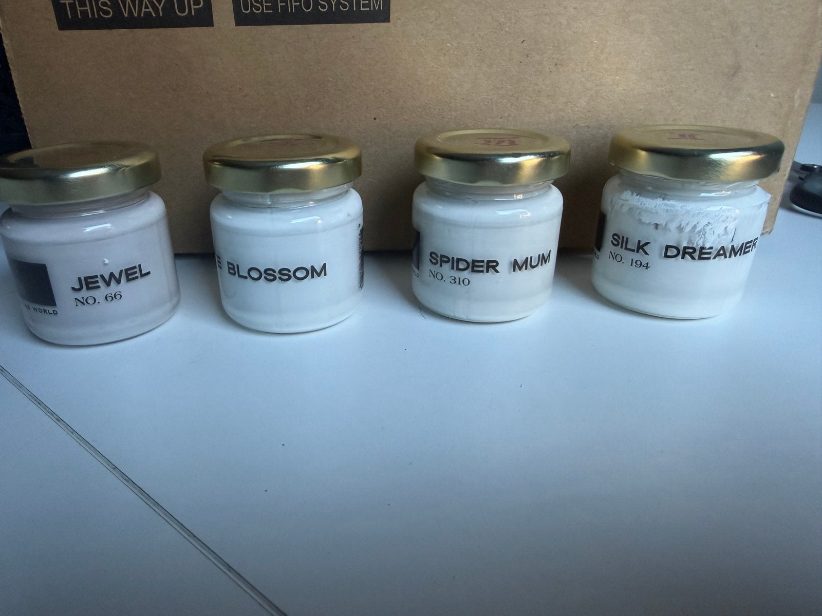 LAB sample potjes verf - diverse kleuren, Overige kleuren, Ophalen of Verzenden, Minder dan 5 liter, Verf