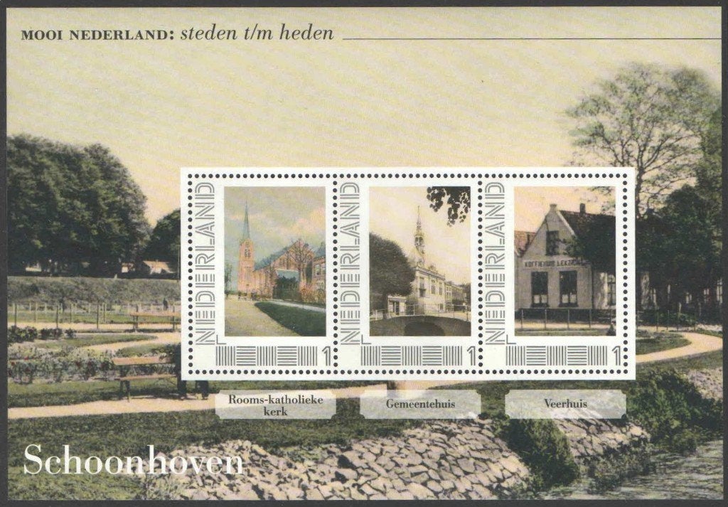 Mooi Nederland Steden t/m Heden: Schoonhoven 2, Postzegels en Munten, Ophalen of Verzenden, Na 1940, Postfris