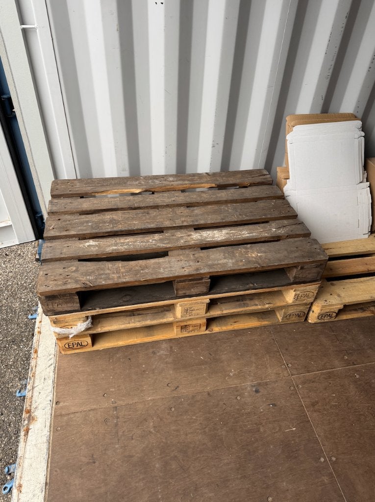 4 europallets + 3 wegwerppallets, Ophalen, Gebruikt, 25 tot 50 mm, Pallet