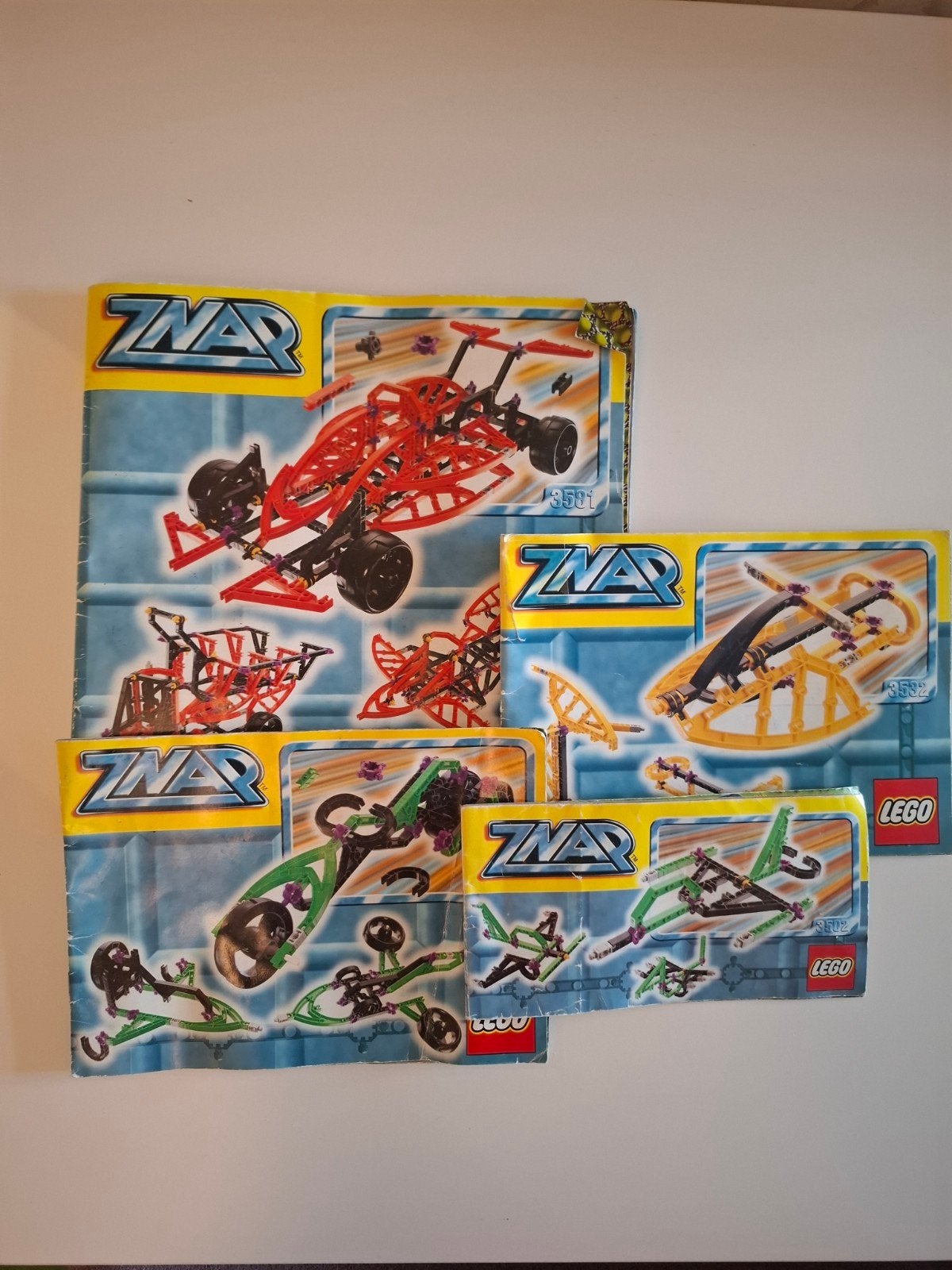 Znap Lego onderdelen met instructieboekjes, Kinderen en Baby's, Ophalen, K'nex