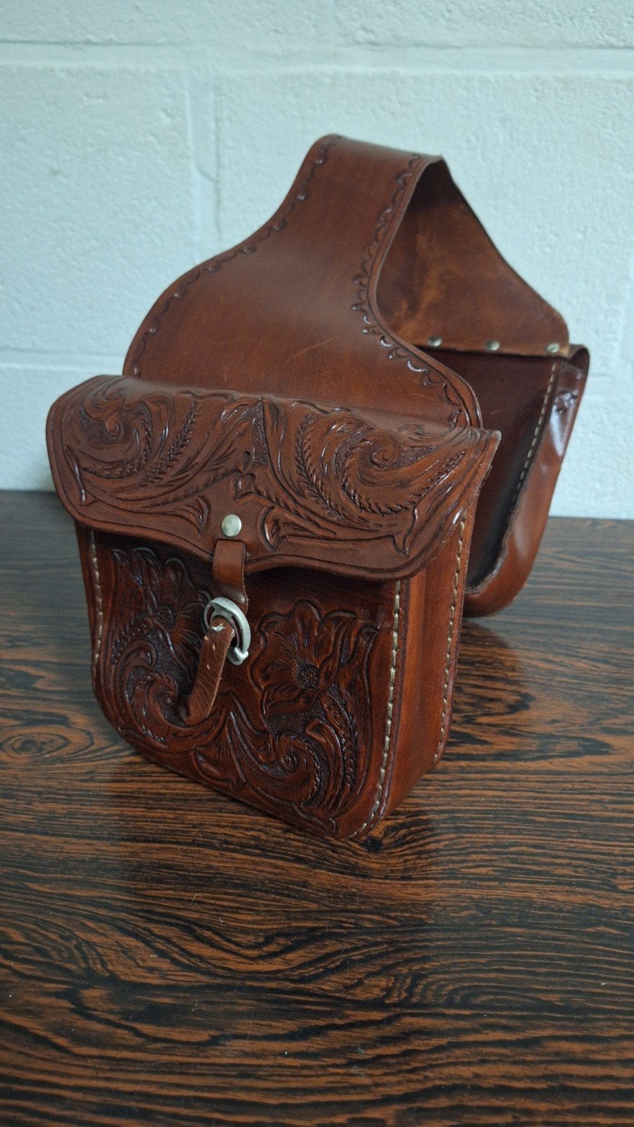 Country - schoudertas in de vorm van zadeltassen (leer), Ophalen of Verzenden, Gebruikt, Accessoires