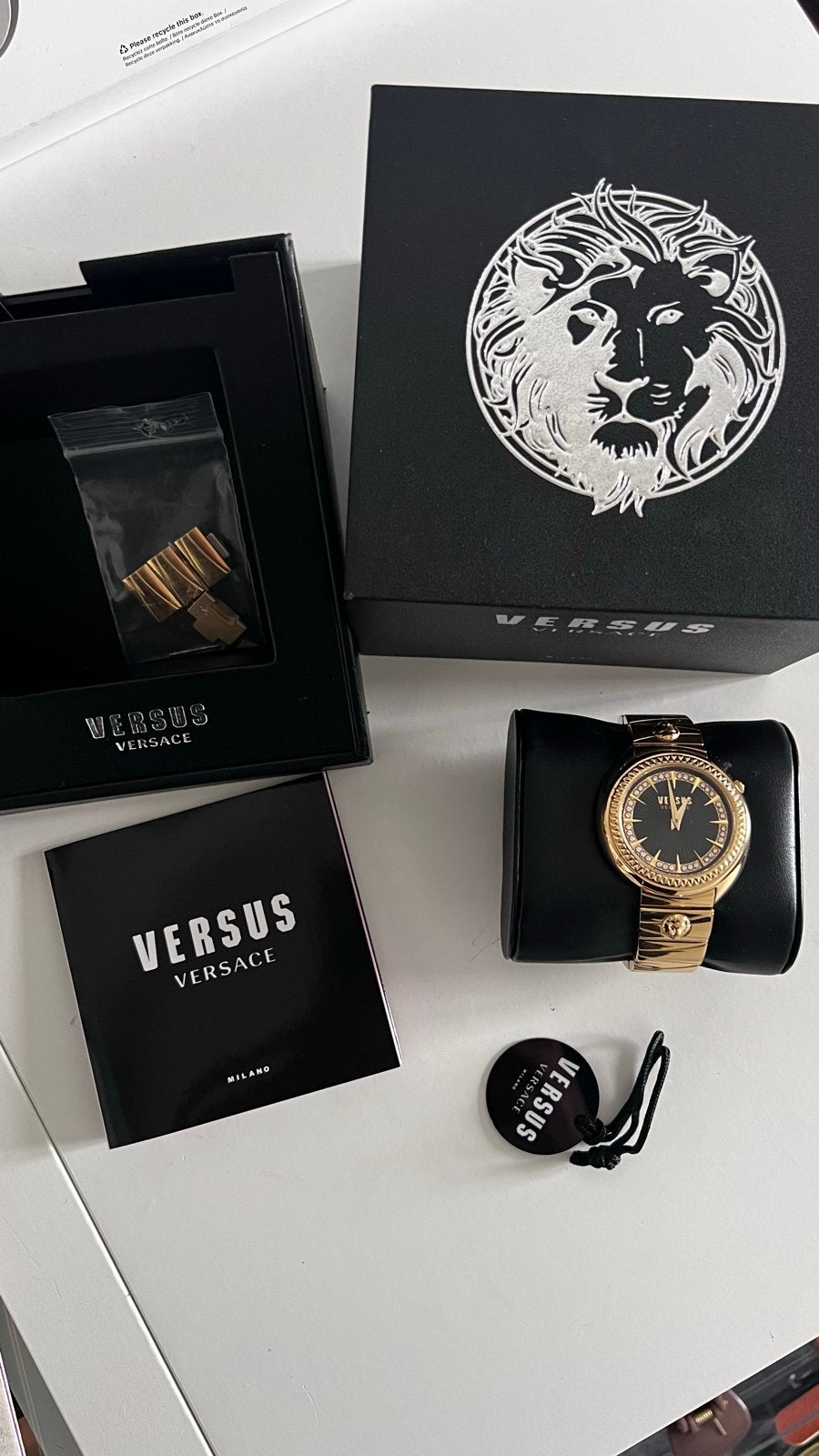 Versus Versace Horloge, Overige merken, Staal, Polshorloge, Ophalen of Verzenden