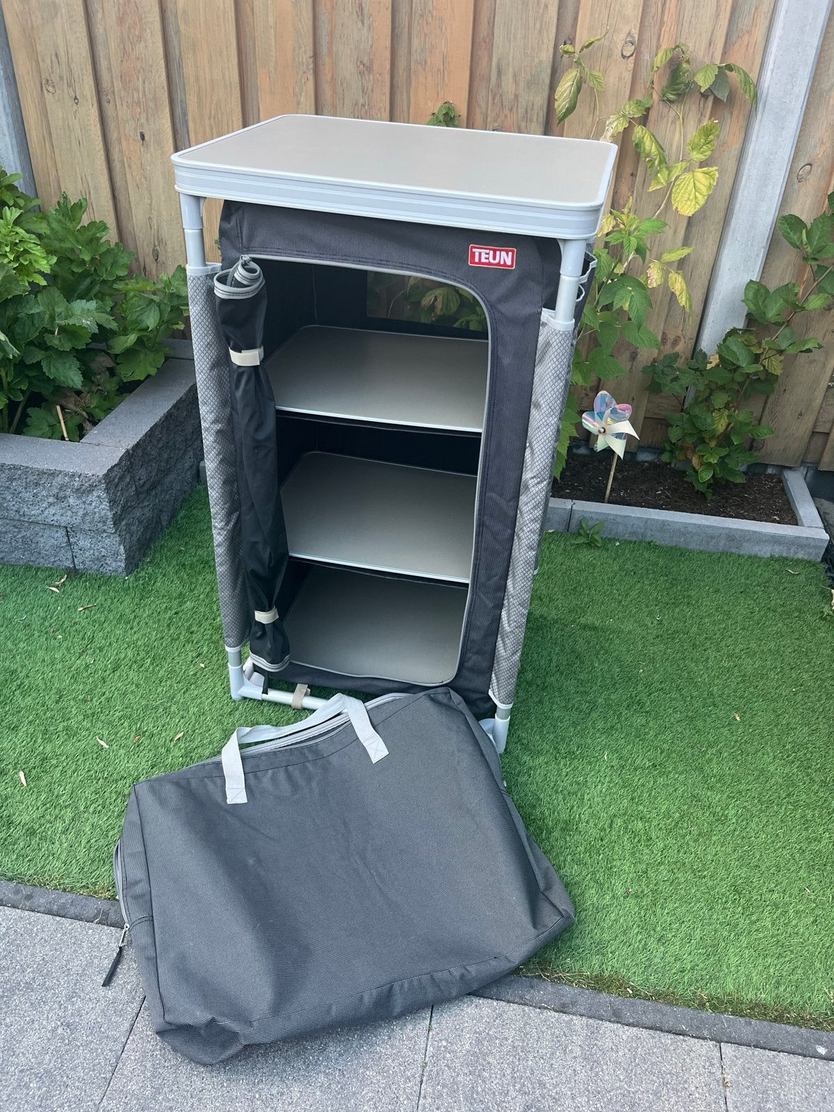 Teun Camping Kast - 3 Planken, Compact en Handig, Caravans en Kamperen, Ophalen, Zo goed als nieuw