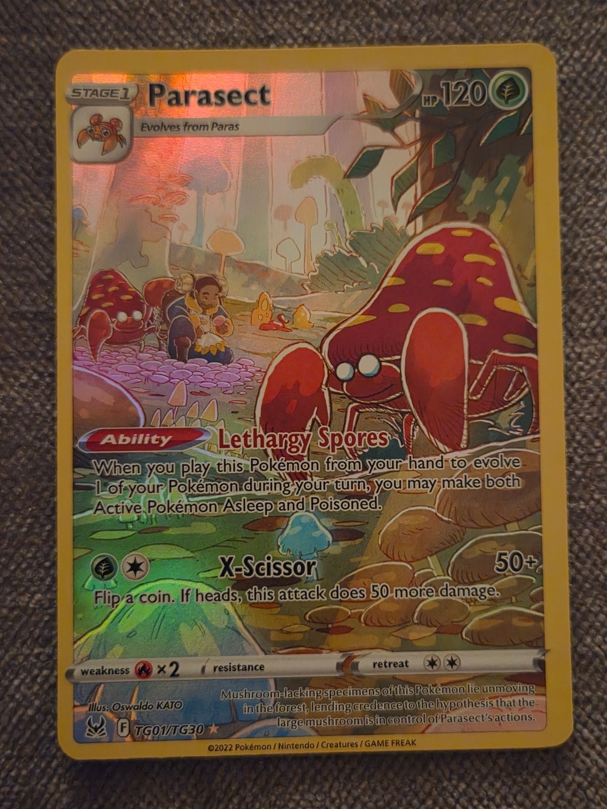 Pokémon Parasect (lor tg1), Ophalen of Verzenden