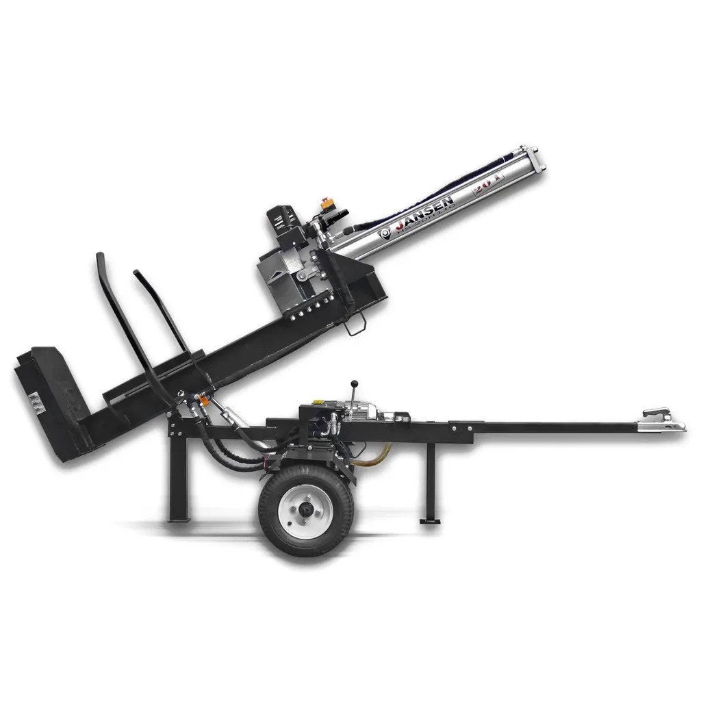 Jansen houtklover HS-20H110E – 20 ton, 110 cm, 400V, Tuin en Terras, Staand, Jansen, Nieuw, Ostersand 21, 49824 Emlichheim, Duitsland