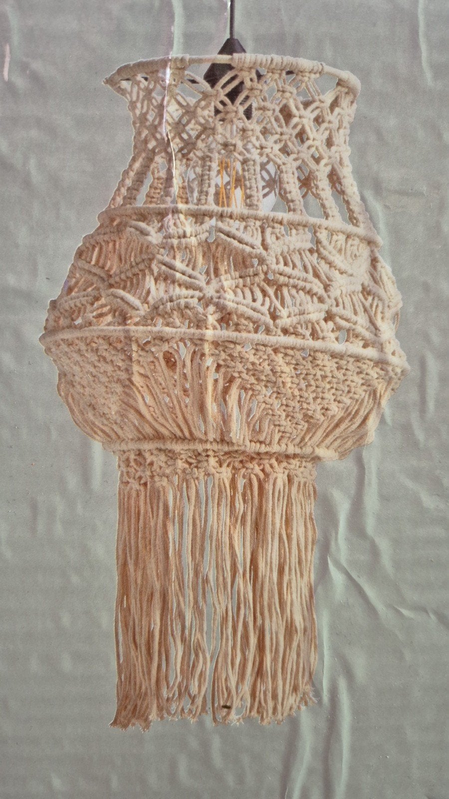 Delight Macramé lampenkap crèmekleurig van Kwantum, Boho, Ophalen of Verzenden, Nieuw