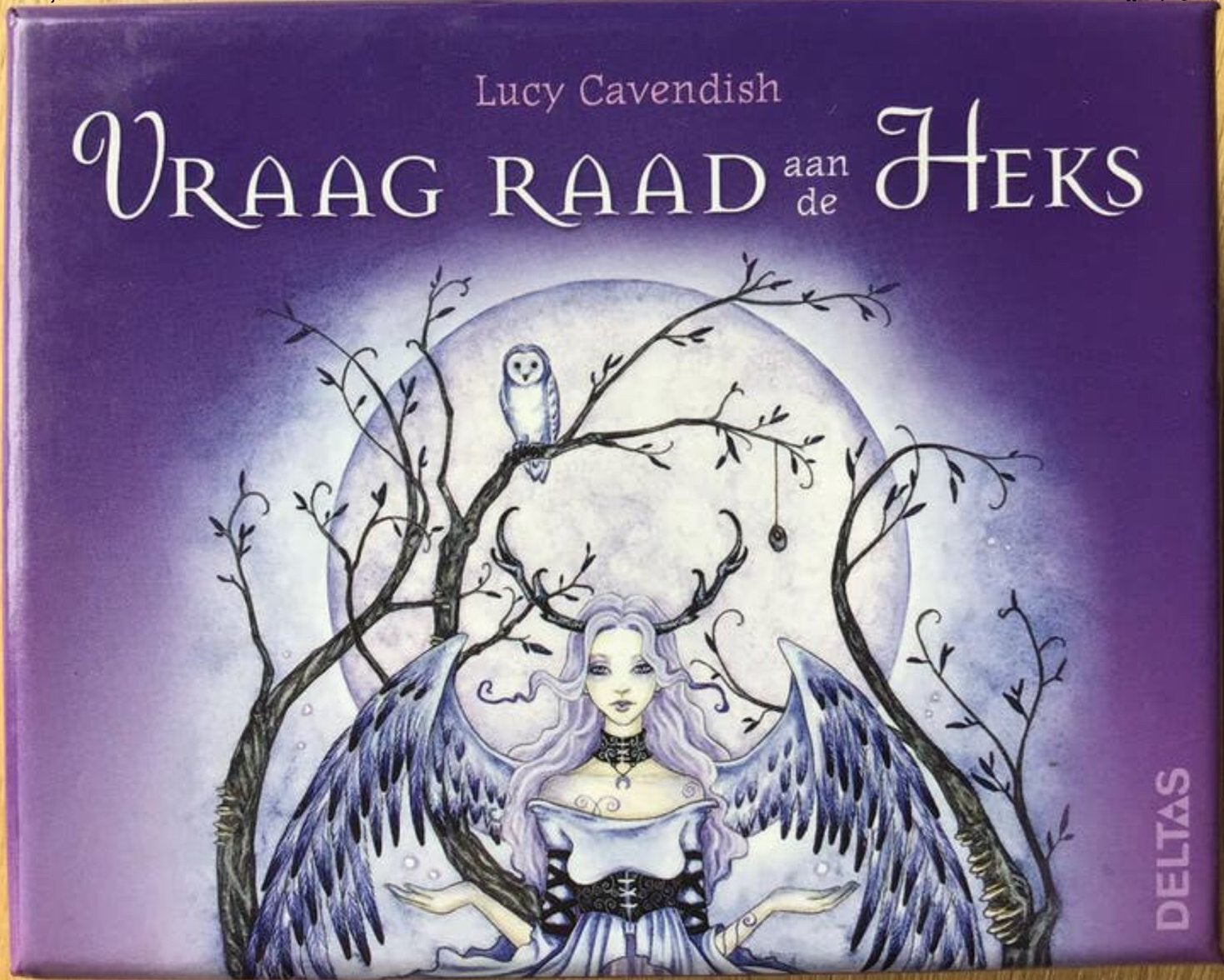 Vraag raad aan de Heks kaartendeck - Lucy Cavendish - ZGAN, Ophalen of Verzenden, Zo goed als nieuw, Tarot of Kaarten leggen, Overige typen