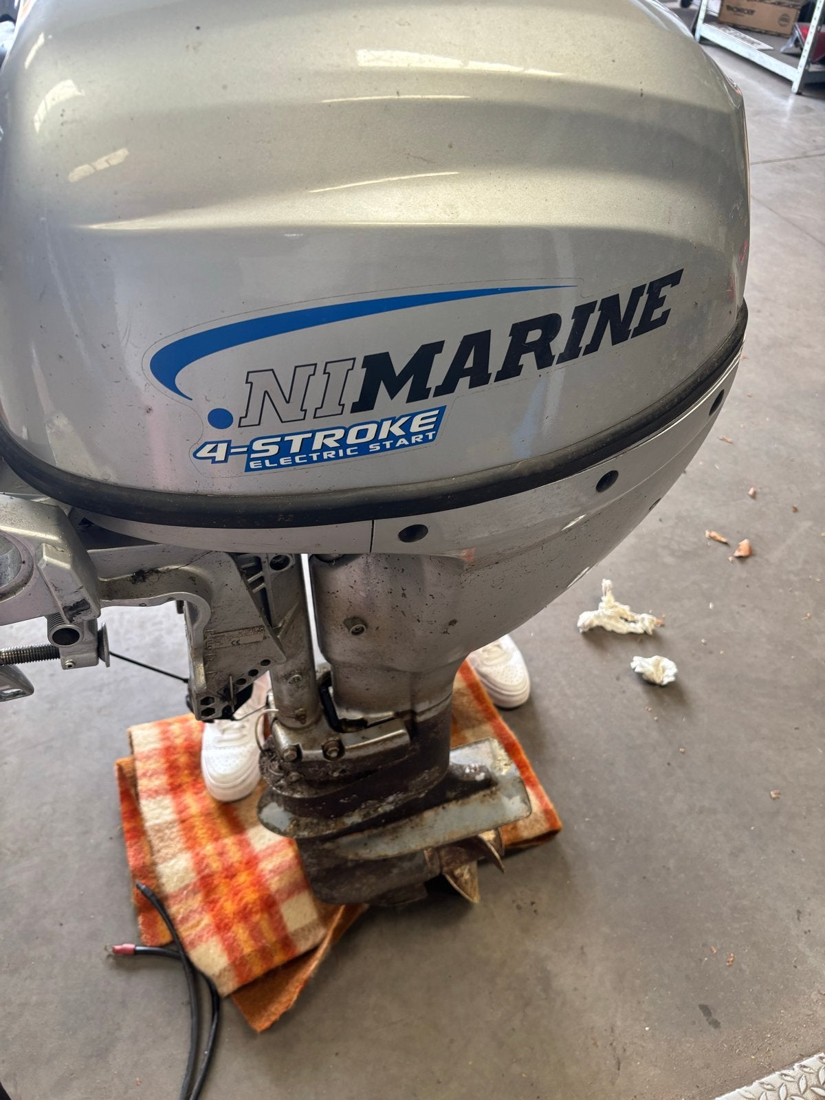 NIMARINE 15 PK Buitenboordmotor met afstandsbediening, Ophalen, 10 tot 30 pk, Gebruikt, Met afstandsbediening
