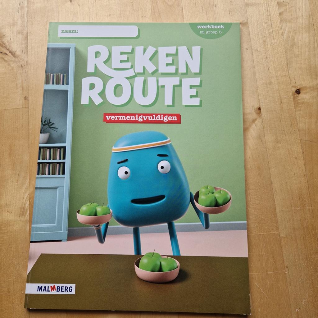 Reken Route Werkboek Vermenigvuldigen Groep 5 Malmberg, Wiskunde A, Malmberg, Nieuw, Ophalen of Verzenden