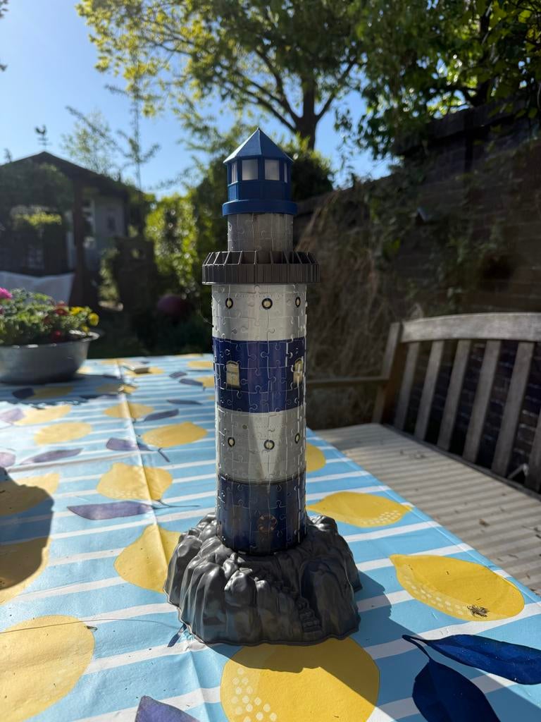Ravensburger 3D Puzzel Vuurtoren - 216 stukjes, Ophalen of Verzenden, Meer dan 50 stukjes, Zo goed als nieuw, 6 jaar of ouder