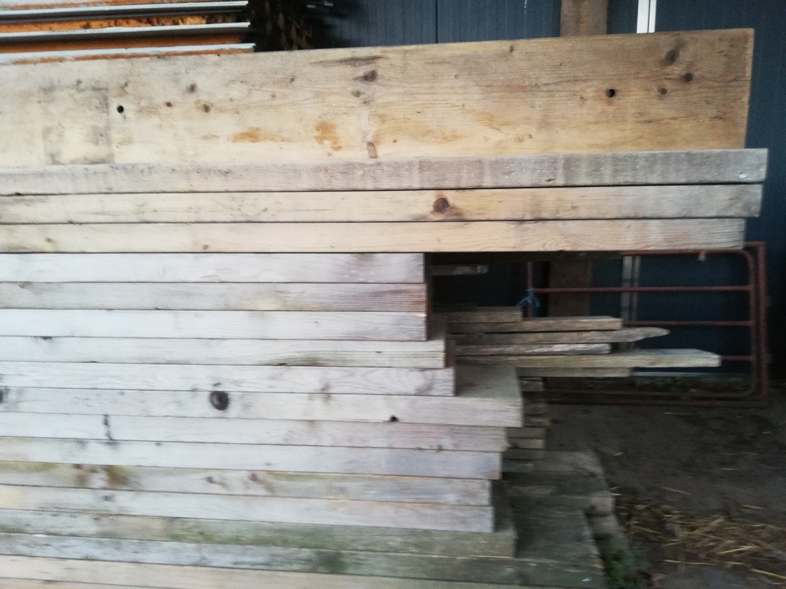 houten balken 70x270, Doe-het-zelf en Verbouw, Hout en Planken, Ophalen, Balk, Vuren, 50 mm of meer