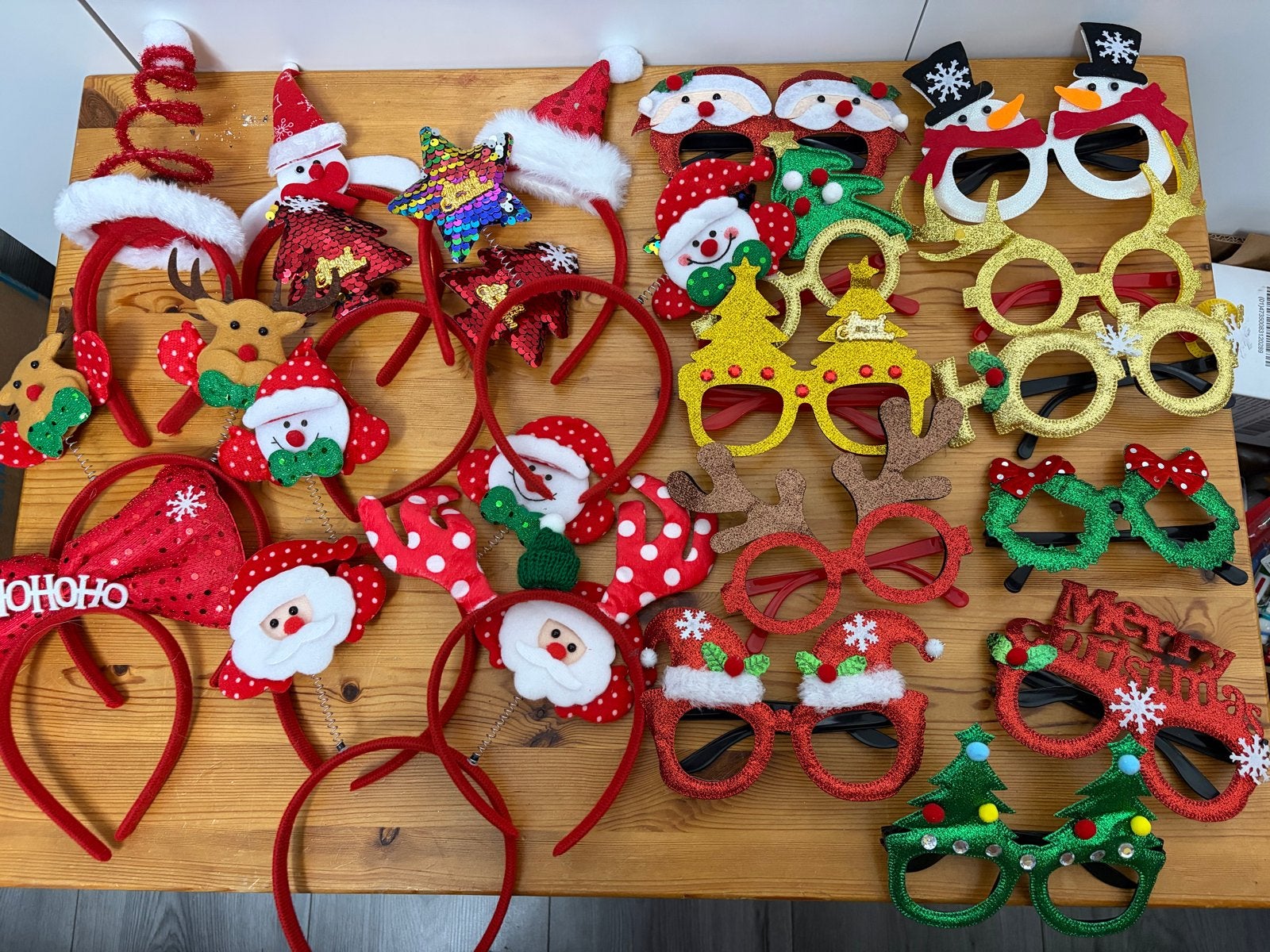 10 fouten kerst diadeems en brillen, Diversen, Kerst, Ophalen of Verzenden, Nieuw