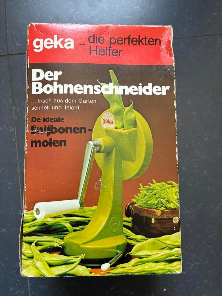 Geka bonensnijder, Huis en Inrichting, Ophalen, Gebruikt, Geel, Snijmachine