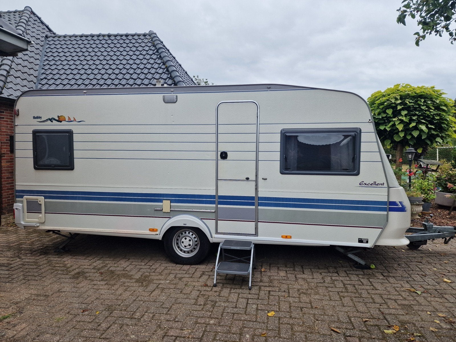 hobby fue Excellent 495, Caravans en Kamperen, Caravans, Rondzit, Hobby, Frans bed, Particulier